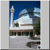 Amman - die Kuppel und ein Minarett der König-Abdullah-Moschee im Stadtteil Abdali