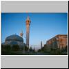 Amman - die König-Abdullah-Moschee beim Sonnenuntergang