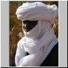 Erg Ubari - ein Tuareg am Mandara See