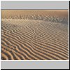 Alfejej - Sanddünen des Erg Ubari am Ortsrand, Muster im Sand