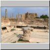 Leptis Magna - Toiletten, hinten Nymphäum