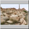 Leptis Magna - Ruinen an der Via Colonnada vor dem Neuen Forum