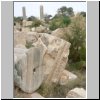 Leptis Magna - Ruinen an der Via Colonnada vor dem Neuen Forum
