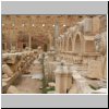 Leptis Magna - Neues Forum, rechts Medaillons mit Medusenköpfen