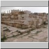 Leptis Magna - Kreuzung antiker Straßen, hinten der Marktplatz