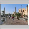 Tripolis - Altstadt, links der Grüne Platz, rechts das Kastell (Nationalmuseum)