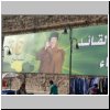 Tripolis - Altstadt, Gaddafi-Plakat vor dem Stadttor Bab al-Khendig