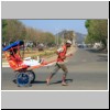 Antsirabe - ein Rikscha-Fahrer im Zentrum