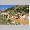unterwegs zwischen Antsirabe und Ambositra - eine zerstörte Brücke