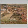 Landschaft beim Anflug auf Antananarivo