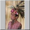 Iban mit traditioneller Kopfbedeckung