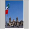 Mexiko City - die Kathedrale am Zócalo