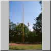 Mexiko City - Voladores, die fliegenden Männer, vor dem Anthropologischen Museum