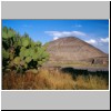 Teotihuacan - Westseite der Sonnenpyramide