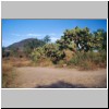 Teotihuacan - Landschaft in der Nähe der Sonnenpyramide (im Hintergrund)