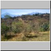 Cacaxtla - Landschaft mit dem Vulkan Popocatepetl und Iztaccihuatl