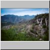 unterwegs durch Sierra Madre del Sur zwischen Mitla und Tehuantepec - Berglandschaft (vom Bus aus)