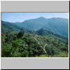 unterwegs durch Sierra de Chiapas nach Tuxtla - Gebirgslandschaft (vom Bus aus)