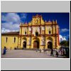San Cristobal de las Casas - die Kathedrale (Catedral Nuestra Senora de la Asunción) am späten Nachmittag