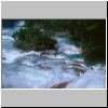 Wasserfälle Agua Azul - kleine Insel unterhalb der Wasserfälle