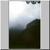 Palenque - Tempel der Inschriften im Nebel