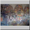Mexiko City - Wandmalereien (Murales) mit Szenen aus Mexikos Geschichte im Nationalpalast