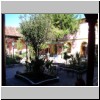 San Cristobal de las Casas - im Innenhof des Hotels Hostal Flamboyant Espanol