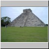 Chichen Itza - Pyramide des Kukulcan, Ostseite