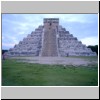 Chichen Itza - Pyramide des Kukulcan, Westseite
