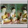 Sagaing - sitzende Buddhas in der Umin Thone-ze Pagode (Thirty Caves Pagoda)