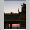 Sagaing - Pon Nya Shin Pagode (Sunset Pagoda), Sonnenuntergang