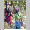 Wanderung in den Bergen bei Kalaw - Mädchen in traditioneller Tracht