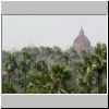 Bagan - Blick von der Gu-byauk-guy Pagode nach Südwesten, hinten links der Ananda Tempel, rechts daneben That-byin-nyu Pagode, rechts Hti-lo-min-lo Pagode (?)