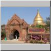 Bagan - Eingang zur Dhamma-ya-zi-ka Pagode