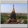 Bagan - Dhamma-ya-zi-ka Pagode, Blick von oben auf die Umgebung