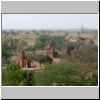 Bagan - Dhamma-ya-zi-ka Pagode, Blick von oben auf die Umgebung