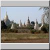 Bagan - Min-o-chatha Gruppe südlich der alten Straße zwischen Old Bagan und Nyaung-U