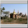 Bagan - kleine Pagode neben der Min-o-chatha Gruppe südlich der alten Straße zwischen Old Bagan und Nyaung-U