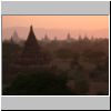 Bagan - Sonnenuntergang über den Pagodenruinen