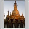 Pyay - Shwesandaw Pagode beim Sonnenuntergang