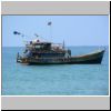Ngwe Saung - ein Fischerboot