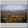 Auas-Berge südlich von Windhoek  Blick vom Campingplatz Harmony Seminar Centre aus