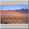 Unterwegs von Duwisib nach Sesriem am Rande des Namib-Naukluft Nationalparks, typische Landschaft