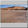 Namibwüste bei Sossusvlei - Landschaft (ausgetrockneter See)