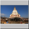 Bungamati - Rato-Machhendranath (Matsyendranath) Tempel (bzw. Bunga Dyo) - total zerstört durch das Erdbeben vom 25.04.2015