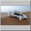 Wahiba-Wüste - im Sand steckengebliebener Jeep