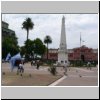 Buenos Aires - Plaza de Mayo, hinten der Präsidenpalast (Casa Rosada)