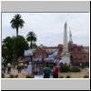 Buenos Aires - Plaza de Mayo, hinten der Präsidenpalast (Casa Rosada)