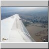 Buenos Aires aus der Luft - unten Rio de la Plata