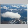 Feuerland aus der Luft - Landeanflug nach Ushuaia